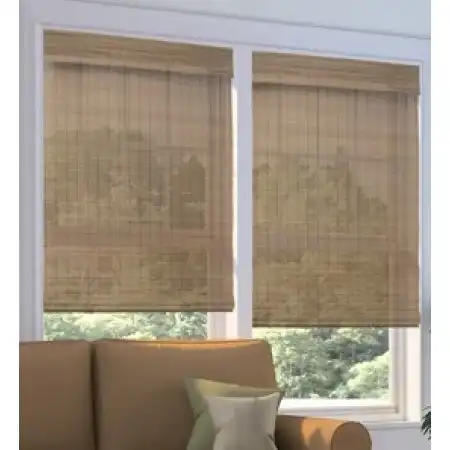 Platinum Cordless Woven Wood Shades